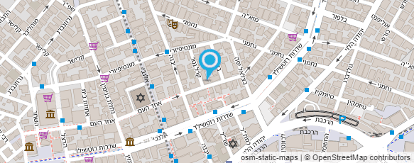 מפת הגעה אל החומוס של טחינה