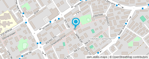 מפת הגעה אל הנוער העובד והלומד - אשקלון