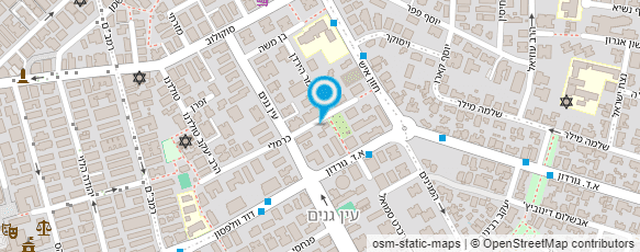 מפת הגעה אל הנוער העובד והלומד - פתח תקווה