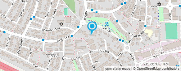 מפת הגעה אל dog services שרות כלבים