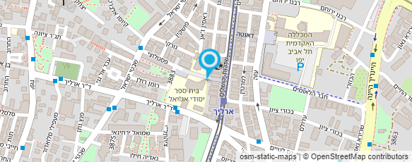 מפת הגעה אל הנוער העובד והלומד-קן קיום משותף יפו