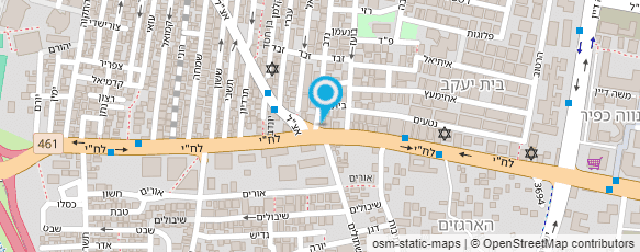 מפת הגעה אל מכבסת דביבון מפת הגעה אל מכבסת דביבון