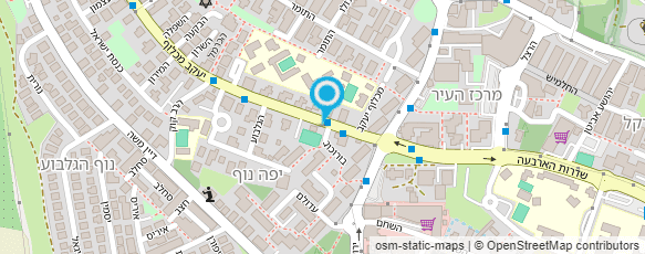 מפת הגעה אל הנוער העובד והלומד-קן בית שאן