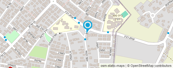 מפת הגעה אל הנוער העובד והלומד-קן גן יבנה