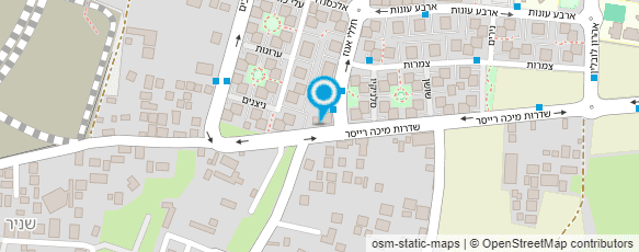 מפת הגעה אל הנוער העובד והלומד-קן גני אביב