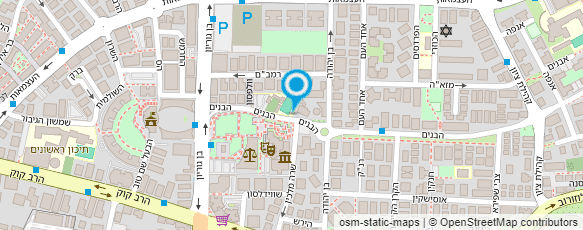 מפת הגעה אל הנוער העובד והלומד-קן הרצליה