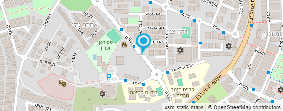 מפת הגעה אל הנוער העובד והלומד-קן זכרון יעקב
