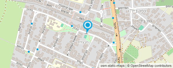 מפת הגעה אל הנוער העובד והלומד-קן חבצלת החדשה