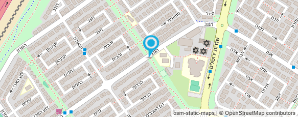 מפת הגעה אל הנוער העובד והלומד-קן יבנה