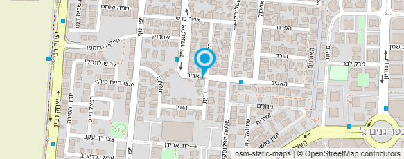 מפת הגעה אל הנוער העובד והלומד-קן כפר גנים ג'