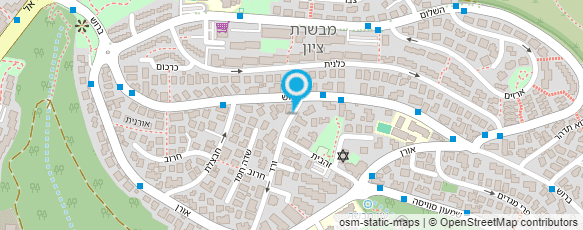 מפת הגעה אל הנוער העובד והלומד-קן מבשרת ציון