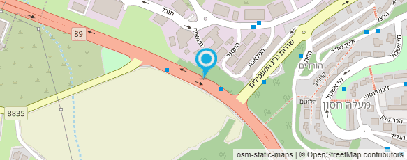 מפת הגעה אל הנוער העובד והלומד-קן מעלות