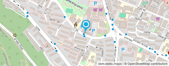 מפת הגעה אל פיצה פדאל חיפה קרית אליעזר