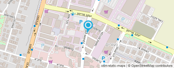 מפת הגעה אל צמיגי העיר