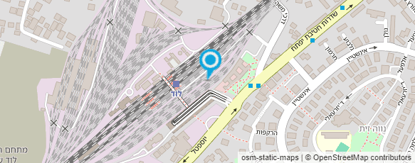 מפת הגעה אל מוניות ברכבת לוד רמלה