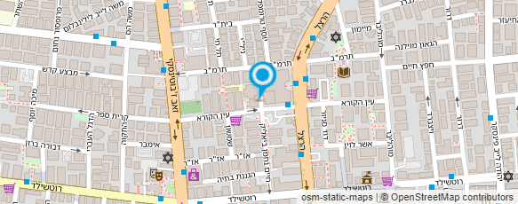 מפת הגעה אל פיצריה  דלה נונה מרכז ראשון לציון