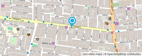 מפת הגעה אל אושי אושי - סושי  ראשון לציון