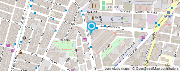 מפת הגעה אל השניצליה תל אביב