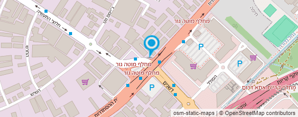 מפת הגעה אל קאסה איטליאנו צומת קריית אתא