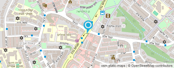 מפת הגעה אל מספרת כלבים של חנה