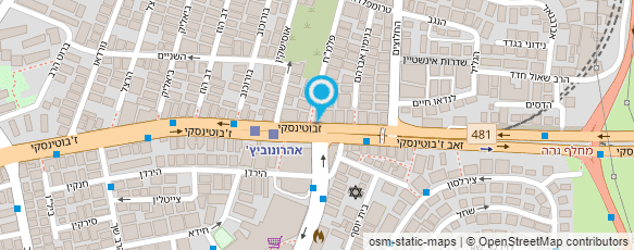 מפת הגעה אל חומוס אקספרס