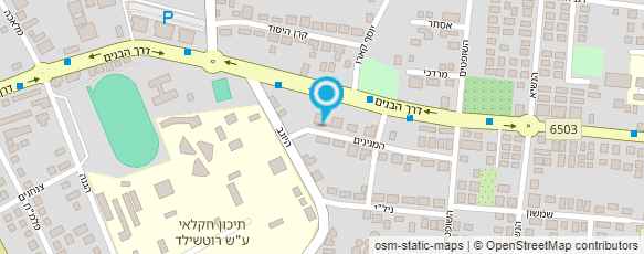 מפת הגעה אל יאמימה - שווארמה והמבורגר טבעוני