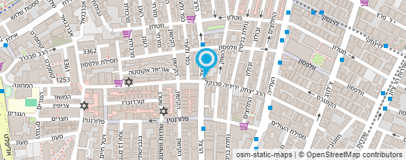 מפת הגעה אל א. ישראלי