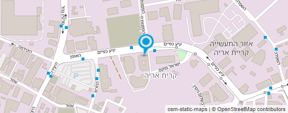 מפת הגעה אל מזנון כחול לבן מפת הגעה אל מזנון כחול לבן