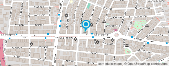 מפת הגעה אל פיצה הוליווד חולון