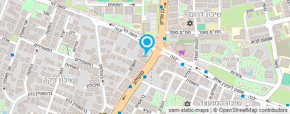 מפת הגעה אל בורגר סאלון רמת השרון