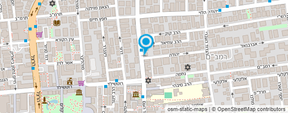 מפת הגעה אל פיצה מיקאסה PIZZA MIKASA ראשון לציון