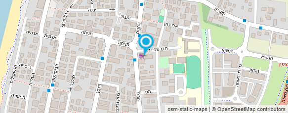 מפת הגעה אל מאפיית הכיכר