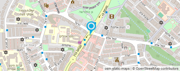 מפת הגעה אל מספרת כלבים של חנה