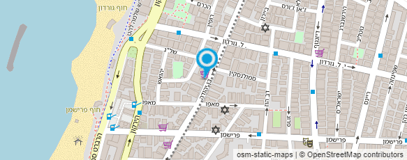 מפת הגעה אל יחזקאל תל אביב