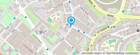 מפת הגעה אל בית מאפה העליה - באר שבע