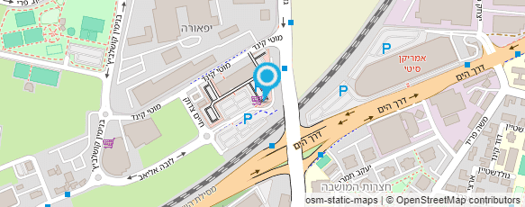 מפת הגעה אל פאפא  ג'ונס - פיצריות