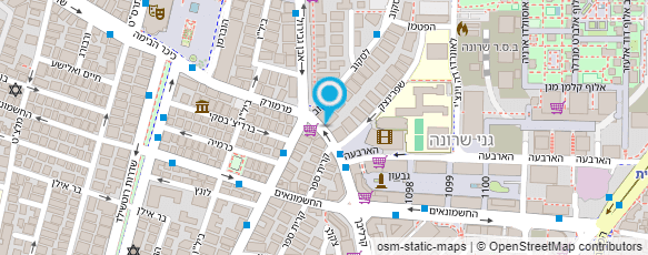 מפת הגעה אל ממפיס Memphis תל אביב