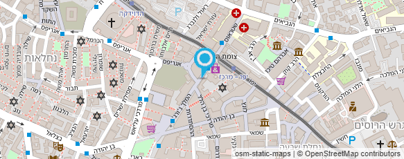 מפת הגעה אל מלך הפלאפל והשווארמה