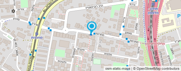 מפת הגעה אל פיצה שמש תל אביב