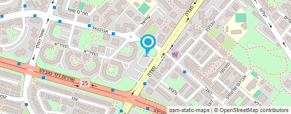 מפת הגעה אל פיצה בלי שם באר שבע