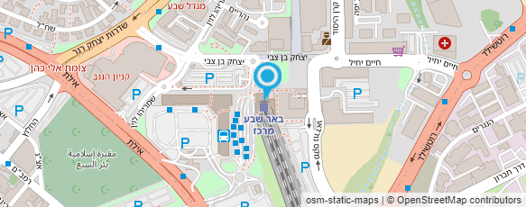 מפת הגעה אל בית הפול תחנה מרכזית ב״ש