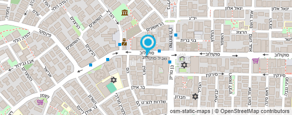 מפת הגעה אל מפגש השרון ג'מיל