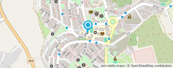 מפת הגעה אל צלם בירושלים