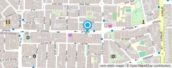 מפת הגעה אל הפלאפל של חיים