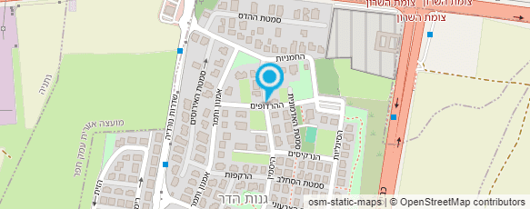 מפת הגעה אל א.ש צנרים