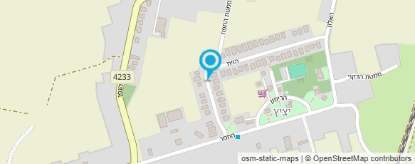 מפת הגעה אל מוניות ברחובות והסביבה