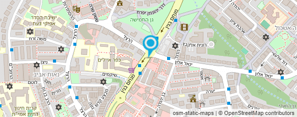 מפת הגעה אל מרפאת שיניים דר' בסטון