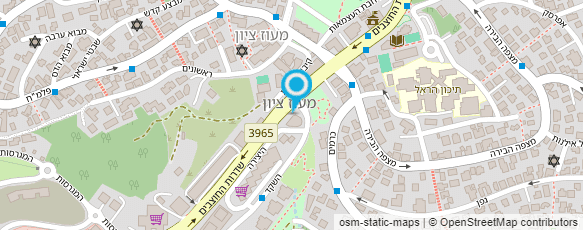 מפת הגעה אל מסעדת מושיקו