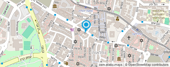 מפת הגעה אל גולדה מחניודה - Golda Machneyuda