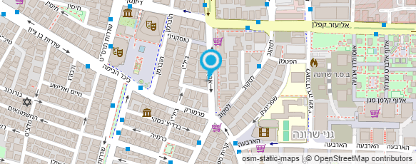 מפת הגעה אל כנאפקס knaffex